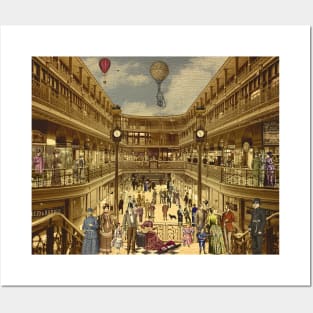 Victorian Shopping Center Posters and Art